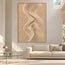 Sand Hand-Painted 3D Textured Oil Painting, Interwoven Waves Wall Art #T4IZOQDJ