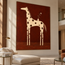 Rust Brown Hand-Painted Oil Painting, Spotted Horse with Flower Vase #N7RLL432