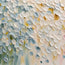 Cream and Pink Hand-Painted Oil Painting, Cascading Floral Petals #AN8LZER5