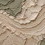 Beige & Sage Hand-Painted 3D Textured Oil Painting, Curved Ribbon Abstract Wall Art #6BLZCD7P