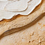 Ivory Sand Hand-Painted 3D Textured Oil Painting, Diagonal Strata Wall Art #VI3X6SLT