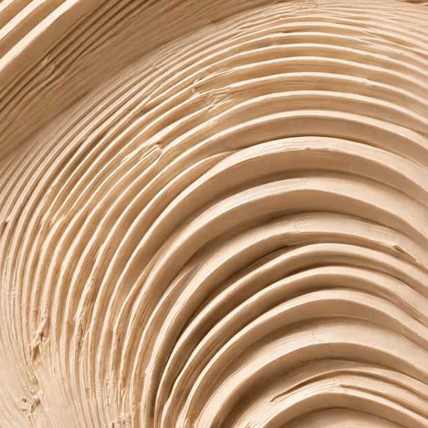 Sand Hand-Painted 3D Textured Oil Painting, Interwoven Waves Wall Art #T4IZOQDJ
