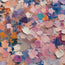 Blue and Blush Hand-Painted Oil Painting, Blue and Blush Abstract Marks #YO8L63PE