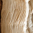 Brown Cream Hand-Painted 3D Textured Oil Painting, Vertical Strata Wall Art #WUOPLO0U