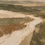 Earth-Tone Hand-Painted Oil Painting, Winding Path Through Layered Hills #6Y6LMHCQ