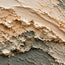 Cream and Sage Gray Hand-Painted 3D Textured Oil Painting, Diagonal Relief Bands #6ICH5UVP