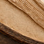 Brown Cream Hand-Painted 3D Textured Oil Painting, Rolling Strata Wall Art #WMVP53K9