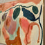 Cream and Terracotta Hand-Painted Oil Painting, Botanical Abstract #R8TB20YJ