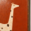 Burnt Orange Hand-Painted Oil Painting, Spotted Horse with Stacked Goblets #ISDV5ZX3