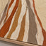 Beige & Rust Hand-Painted Oil Painting, Woman in a Flowing Dress #LMRN0GND