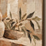 Earth-Tone Hand-Painted Oil Painting, Vases and Leafy Branches #165D1DHX