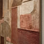 Brown and Beige Hand-Painted Oil Painting, Geometric Arches and Linear Blocks #SOT3Y088