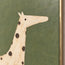 Olive Green Hand-Painted Oil Painting, Spotted Horse Carrying Two Pears #IIUZU07G