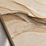 Beige Hand-Painted 3D Textured Oil Painting, Sweeping Layered Wave Abstract #6YZ3XFNK