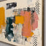 Mustard and Pink Hand-Painted Oil Painting, Graphic Abstract #05NDDBLI