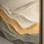 Sand & Taupe Hand-Painted 3D Textured Oil Painting, Layered Wave Abstract Wall Art #J66DZD8R