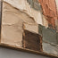 Cream and Terracotta Hand-Painted 3D Textured Oil Painting, Stacked Color Planes #L2DBB7UJ