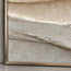 Brown Cream Hand-Painted 3D Textured Oil Painting, Rolling Strata Wall Art #WMVP53K9