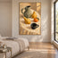 Yellow Hand-Painted Oil Painting, Pears and a Green Pitcher in Sunlight #D50B9HBJ
