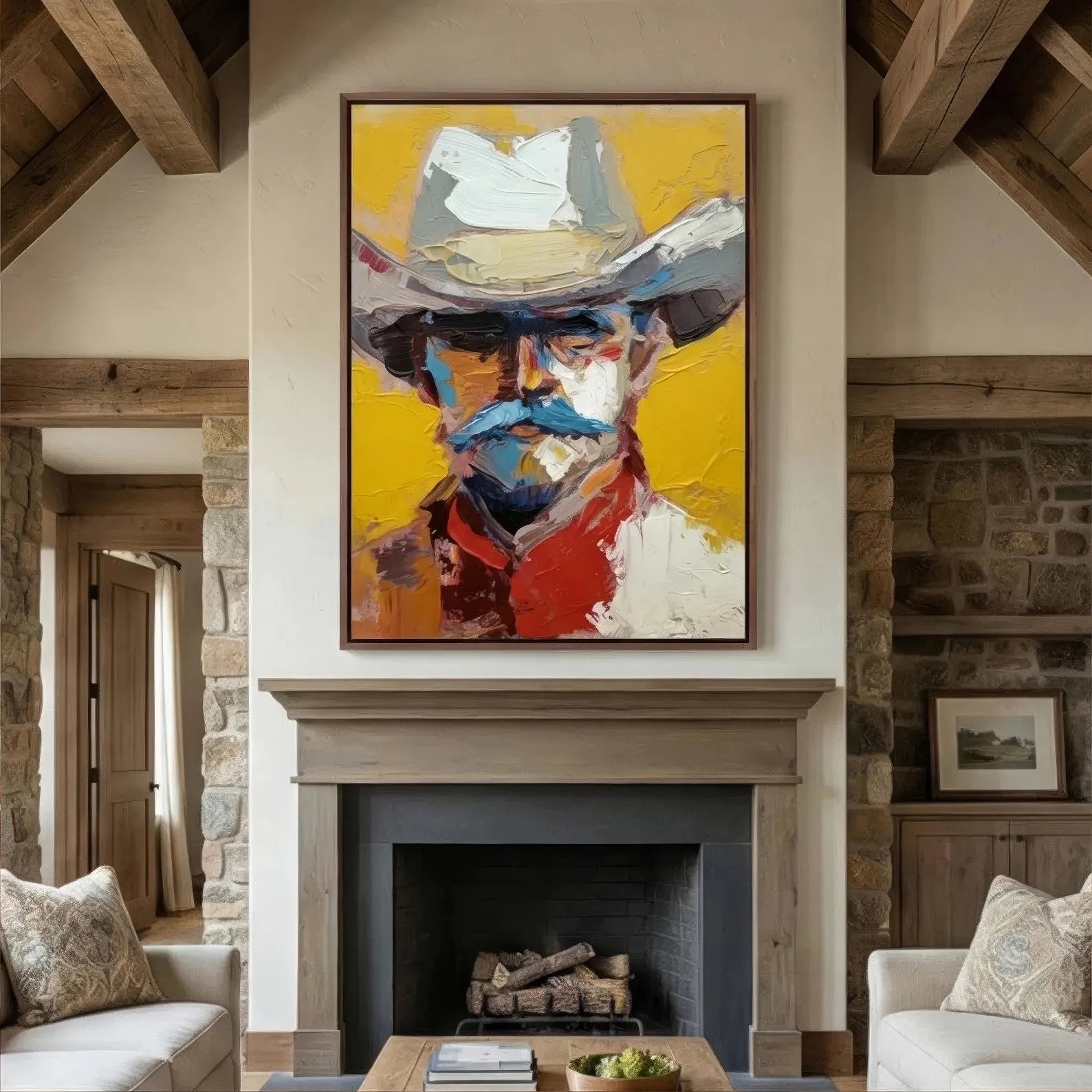 Rustic Western Cowboy #AB627