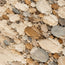 Cream Hand-Painted 3D Textured Oil Painting, Clustered Organic Ovals Abstract Wall Art #KFUV7NA0