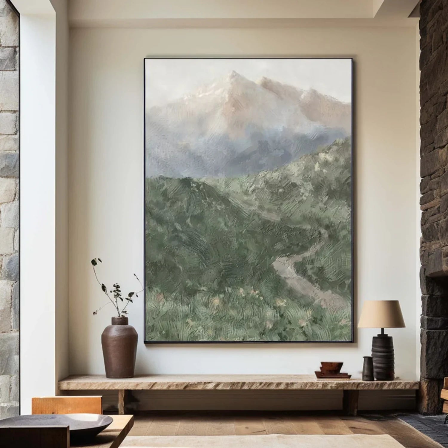 Minimalistic Mountain_Canvas Art #MD256