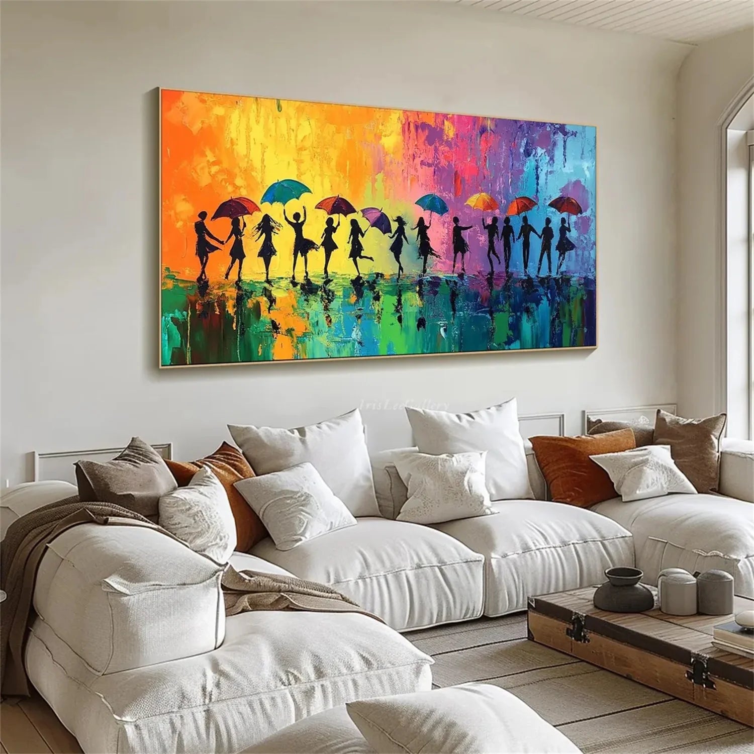 Abstract Portrait Colorful Painting #AB013