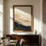 Beige & Charcoal Textured Wall Art for Entryway, Wabi Sabi Abstract Mountain Landscape #9XUUO70I