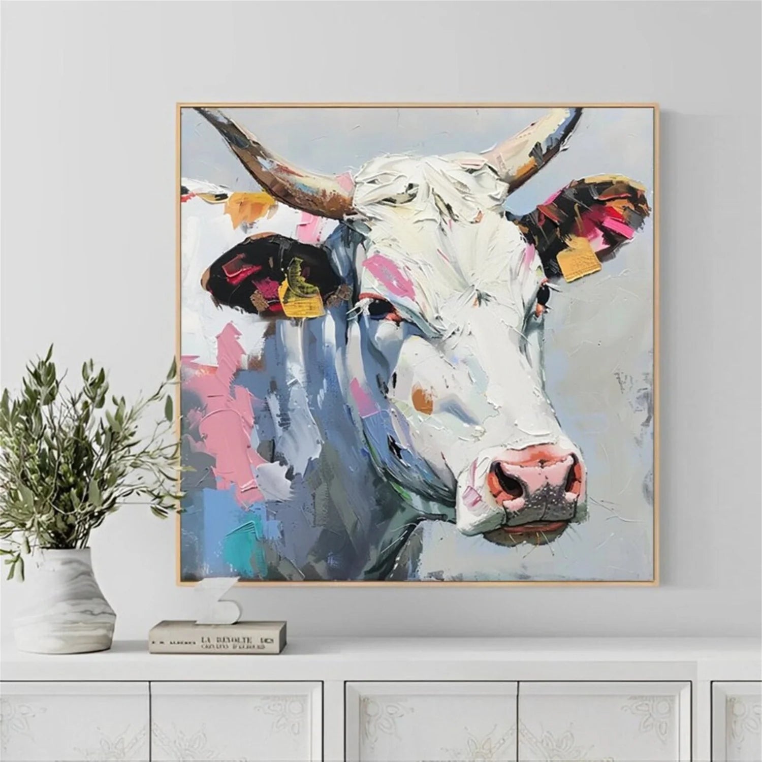Colorful Abstract Animal Wall Art #AM093