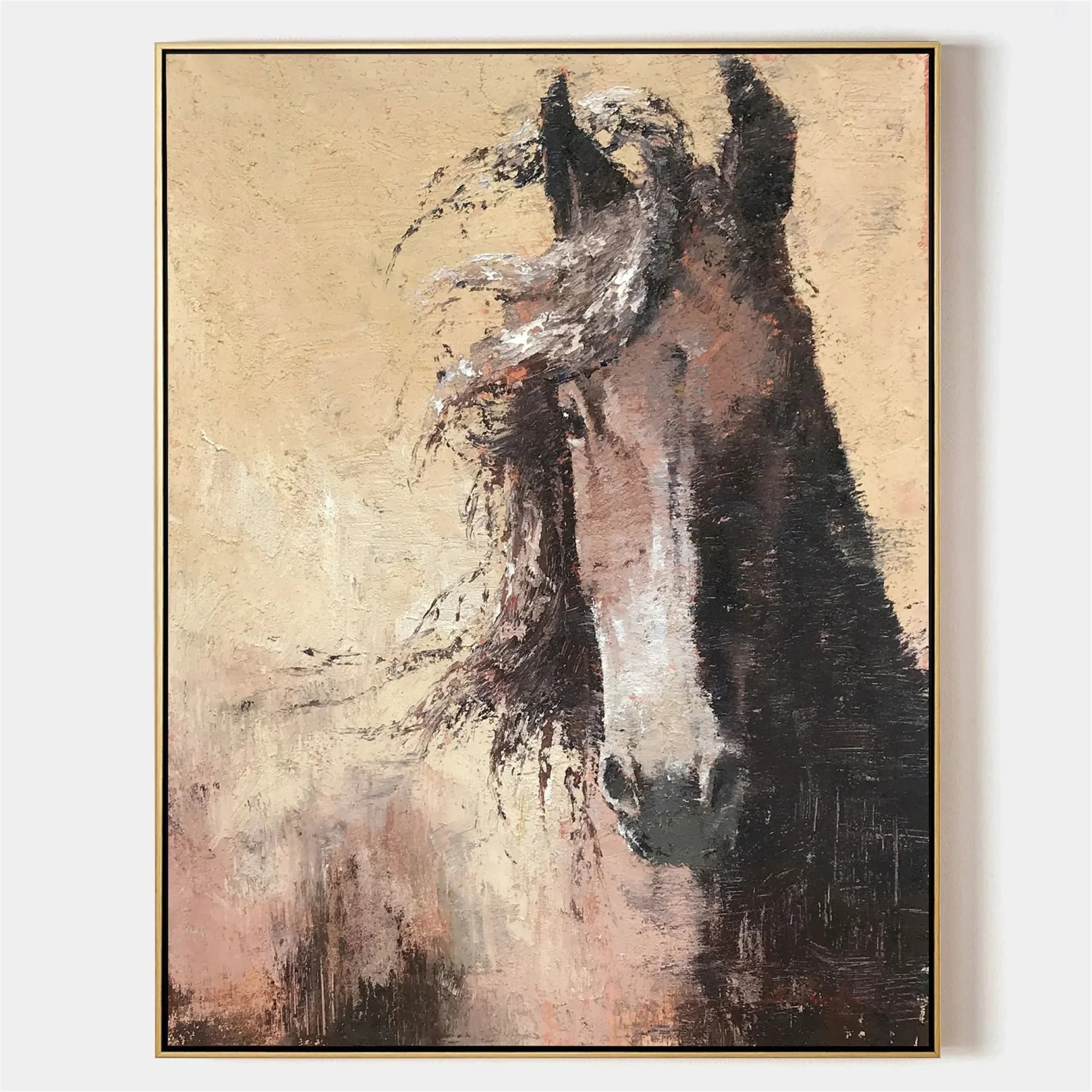 Colorful Horse Abstract Animal Wall Art #AM051