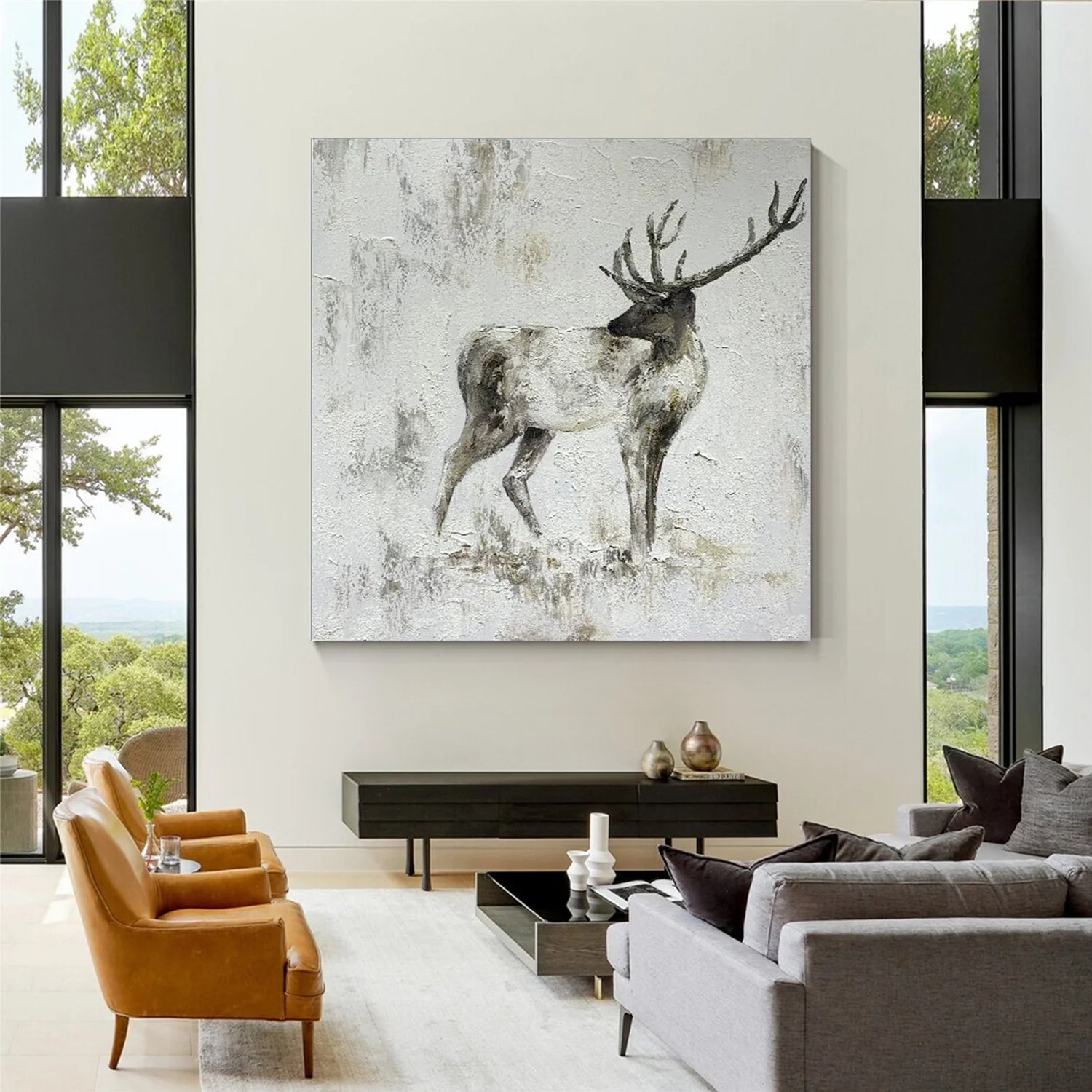 Abstract Animal Wall Art #AM137