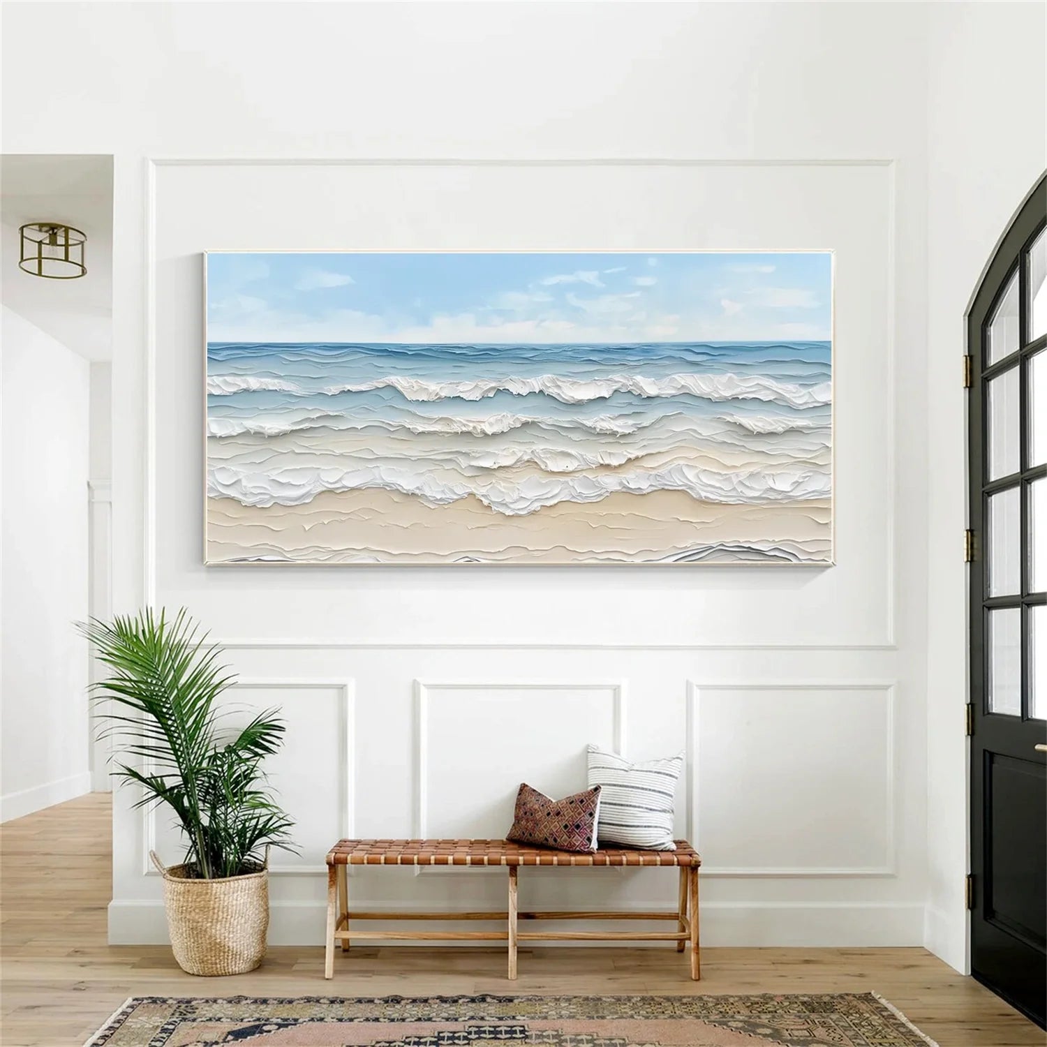 Sea & Sky Abstract_Textured_Wall Art #SK131