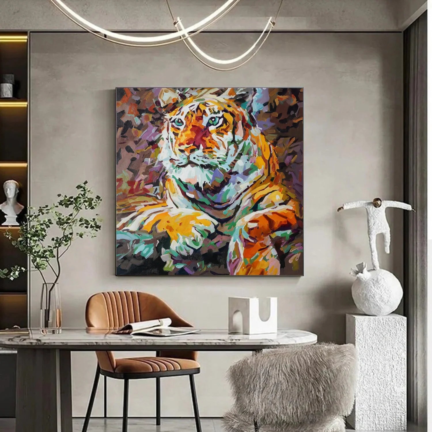 Abstract Animal Wall Art #AM108