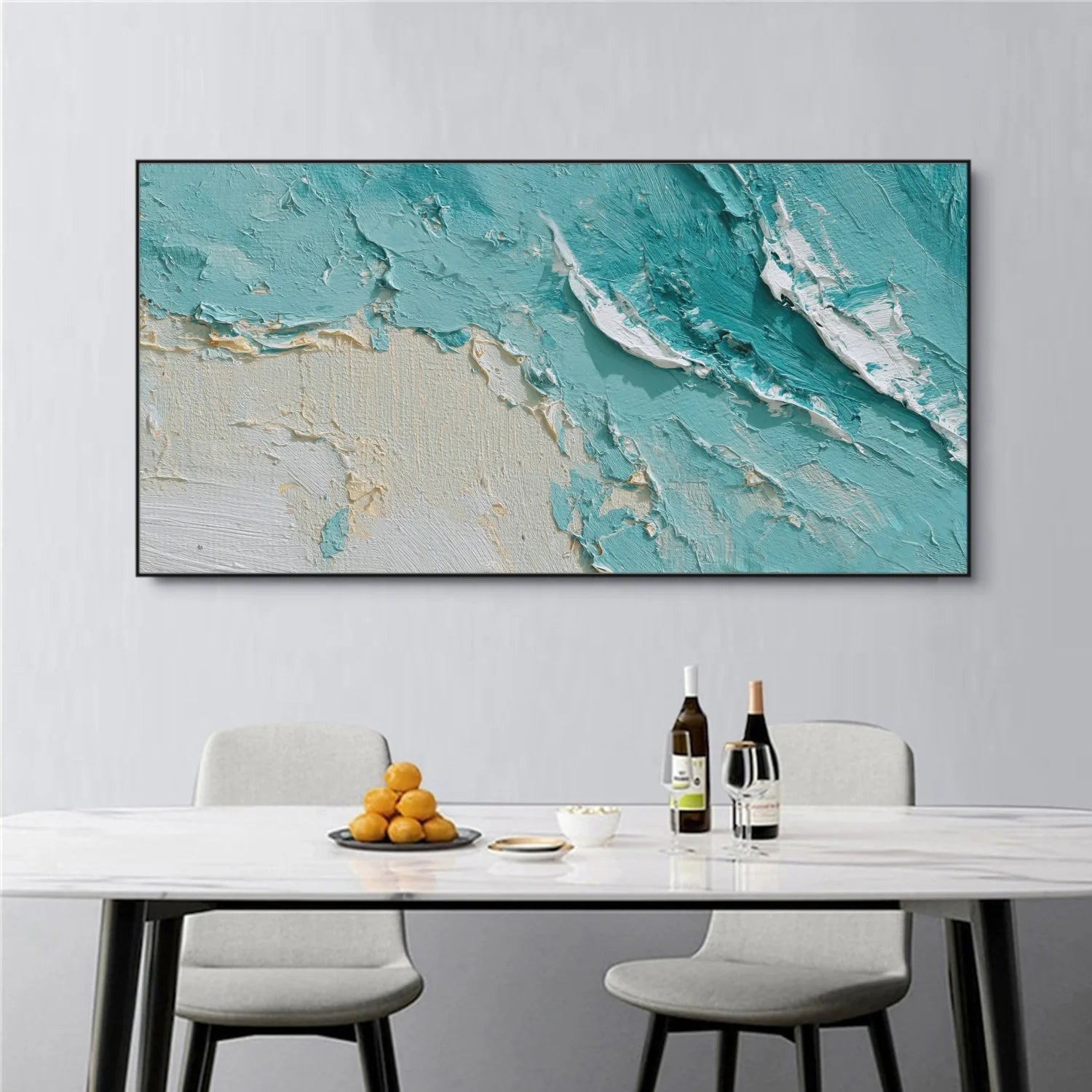 Sea & Sky Abstract_Textured_Wall Art #SK154