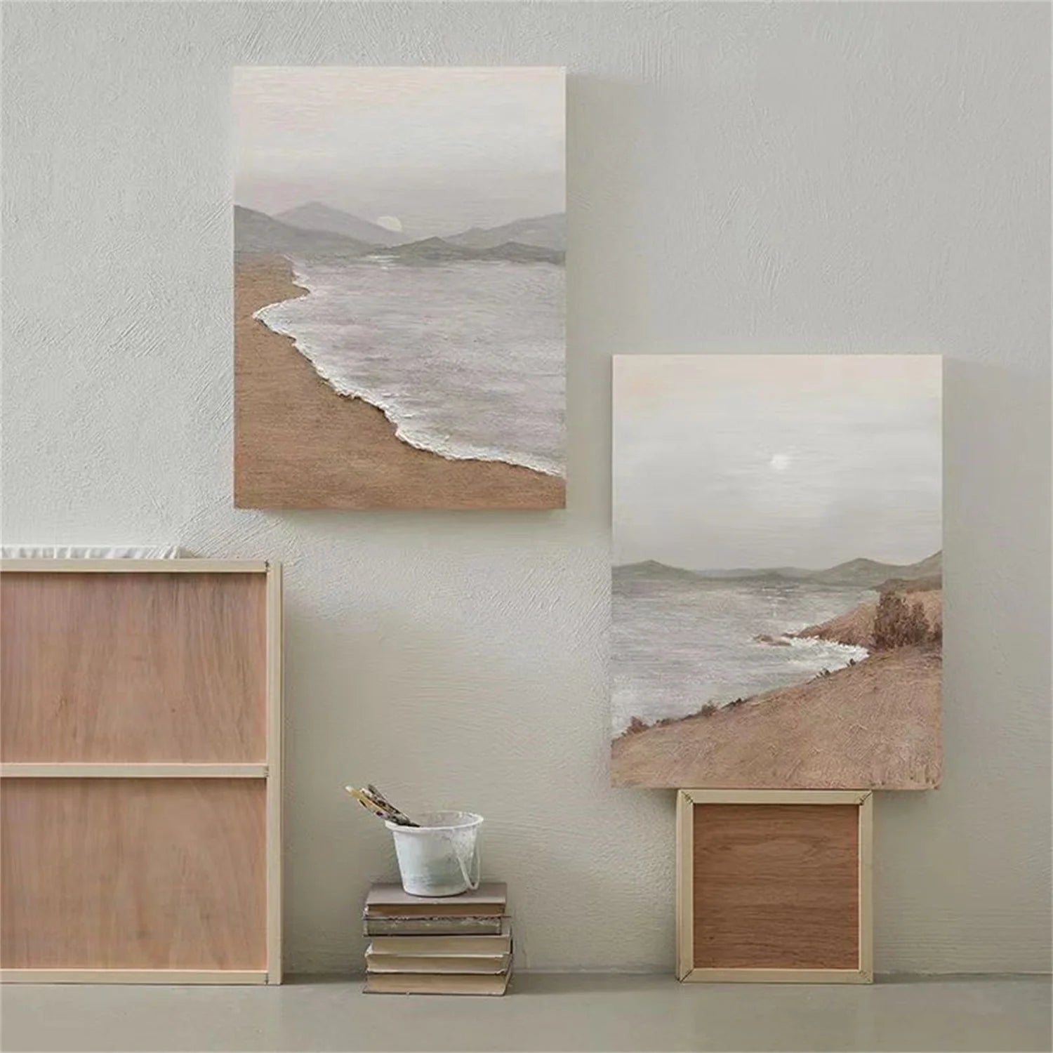Minimalist Sea & Sky Art Set of 2 #SK029
