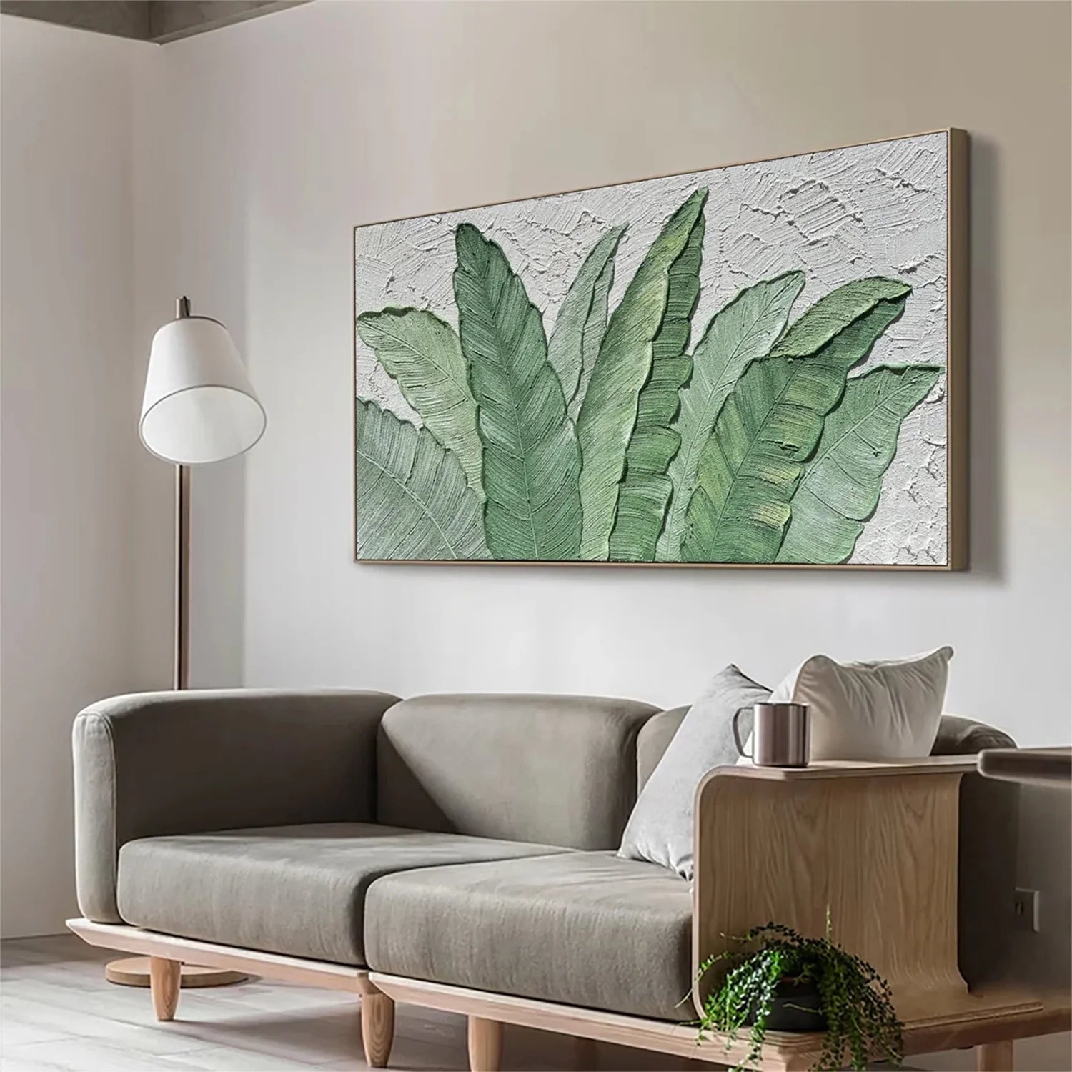 Colorful Flower & Tree Abstract  Wall Art #FT054