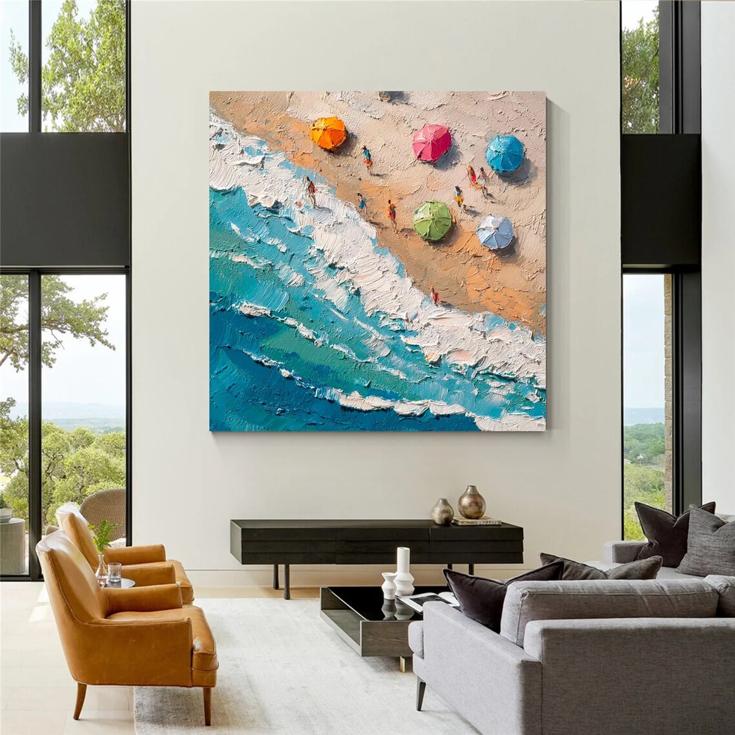 Swimming Sport Textured Wall Art #AS019