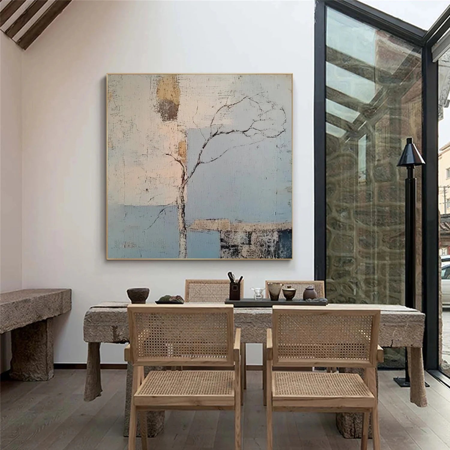 Flower & Tree Abstract_Wall Art #FT164