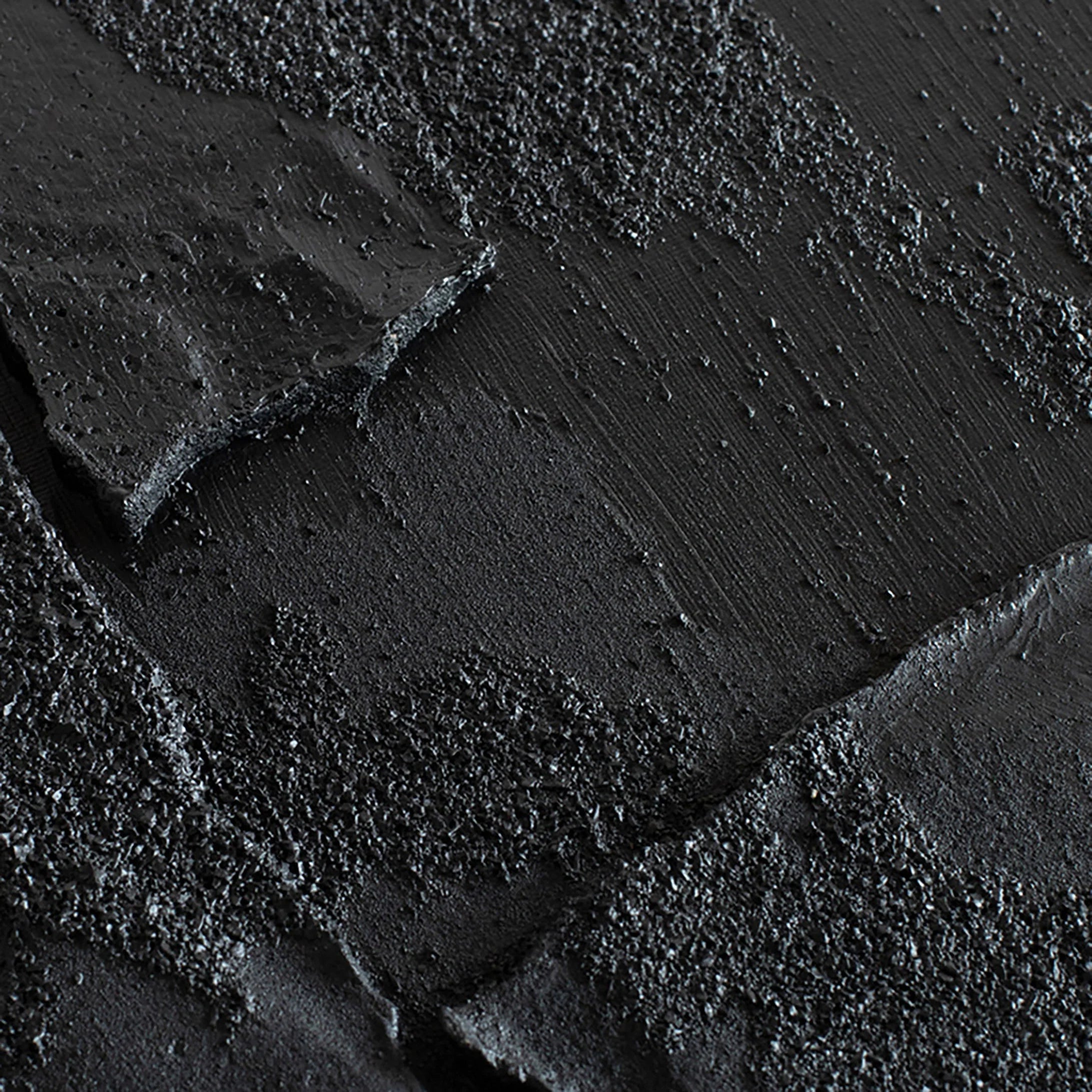 Black Textured Minimalist Painting on Canvas Handcrafted by Artist