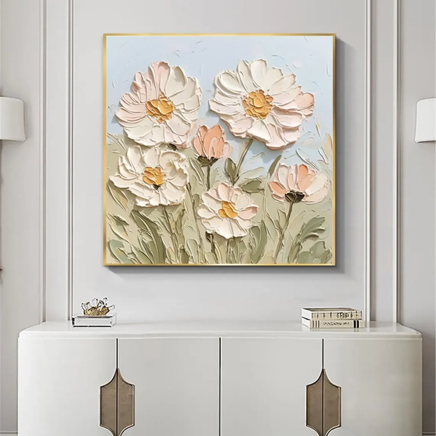 Flower & Tree Abstract Wall Art #FT092