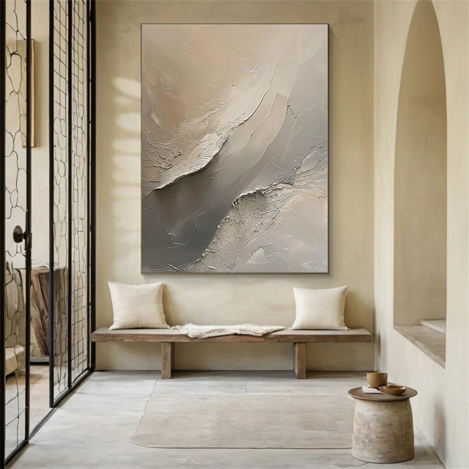 Abstract_Textured Canvas Art #WA595