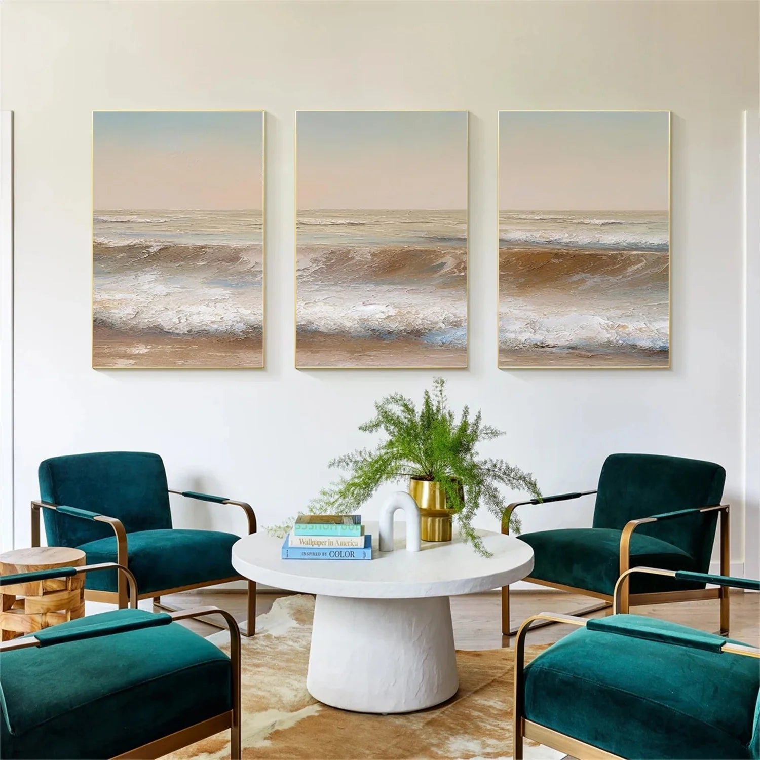 Sea & Sky Textured Art Set of 3 #SK107