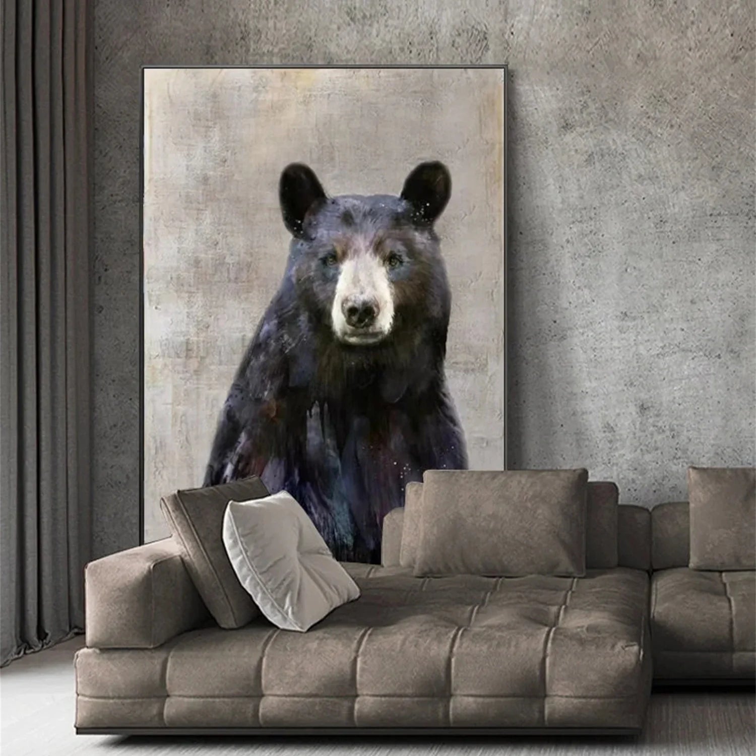 Colorful Abstract Animal Wall Art #AM072