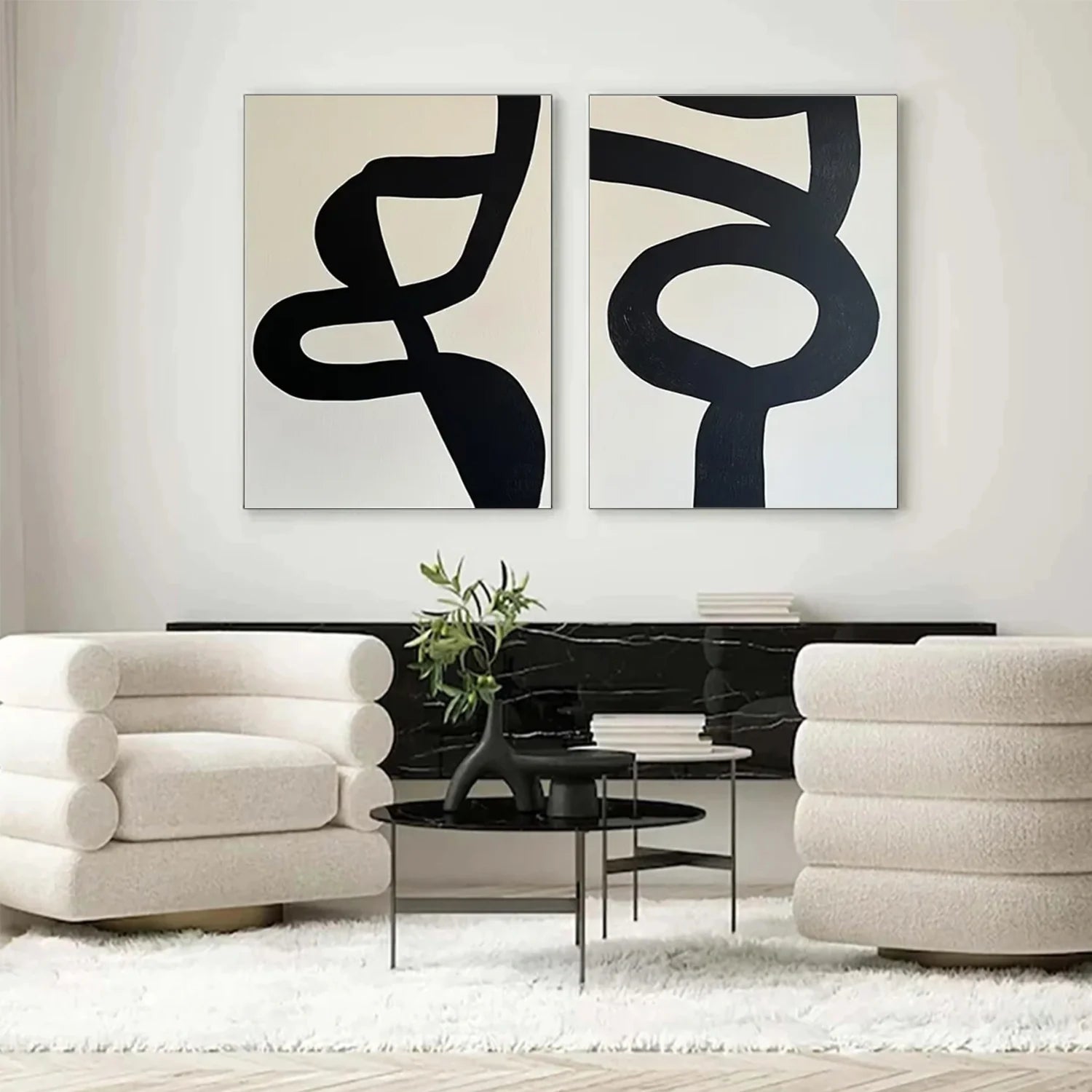 Abstract Tranquility Set of 2 #WA556