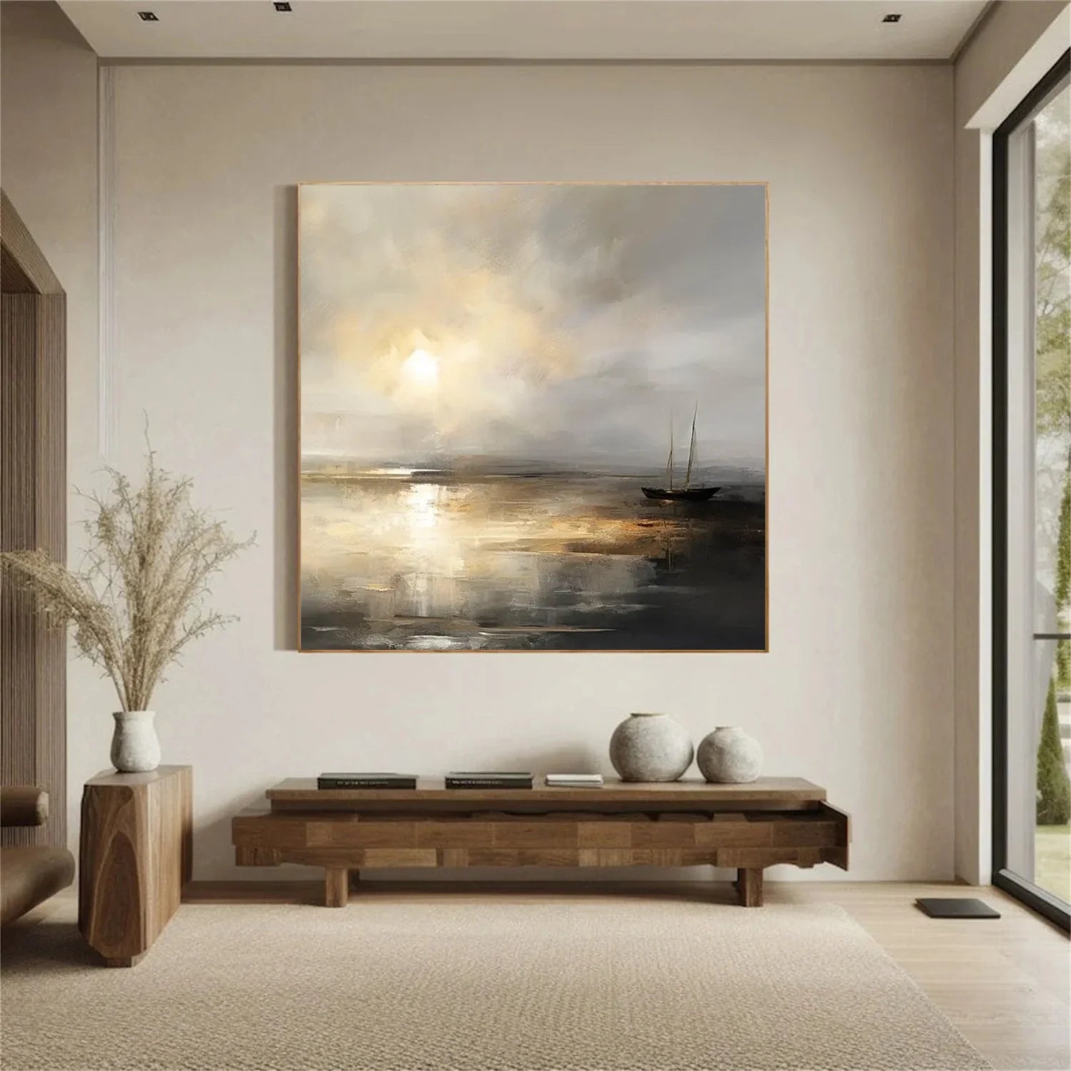 Minimalist Sea & Sky Art #SK120