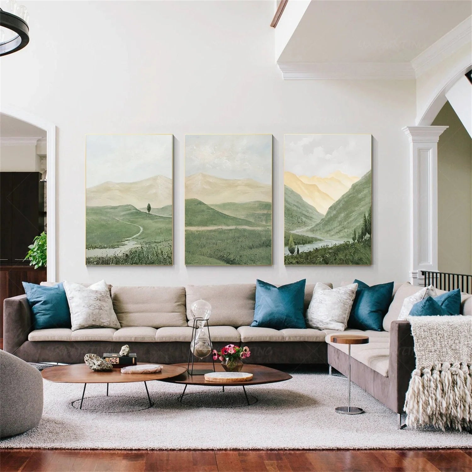 Minimalist Mountain_Canvas Art Set of 3 #MD260