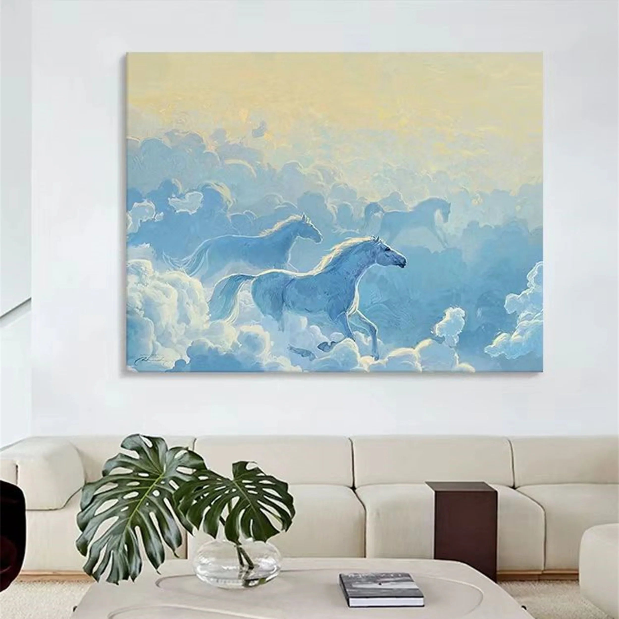 Colorful Horse Abstract Animal Wall Art #AM012