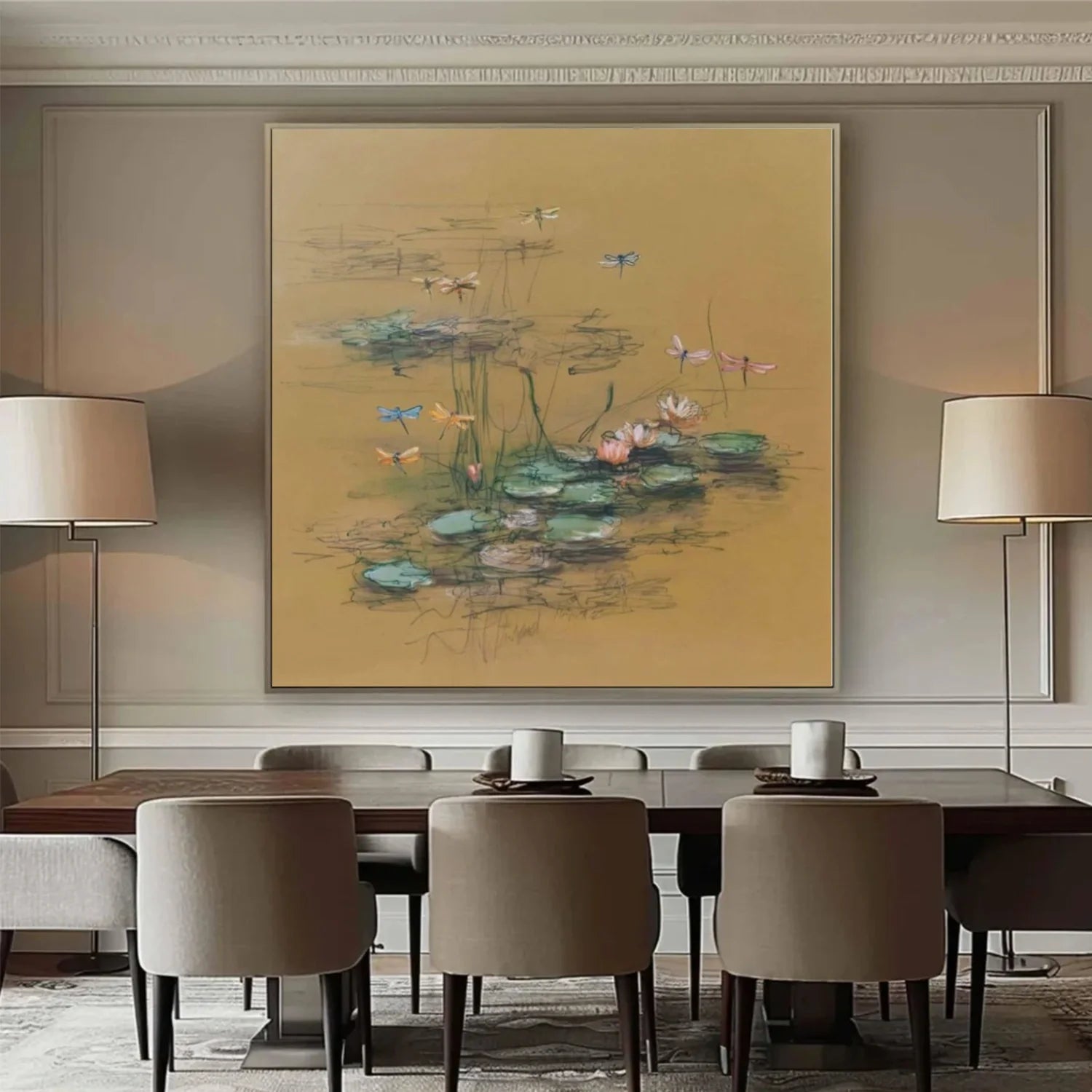 Flower & Tree Abstract_Wall Art #FT175