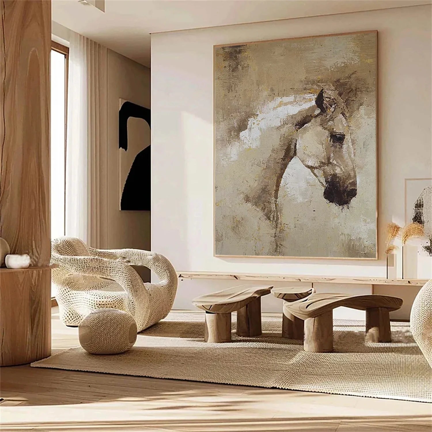 Abstract Animal Horse Wall Art #AM119