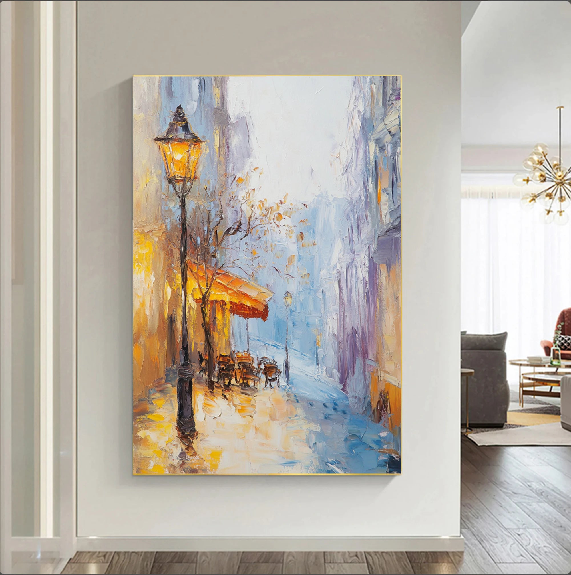 Impressionist Cityscape Wall Art #FJ674